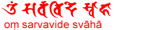 画像：曼荼羅眞言・註