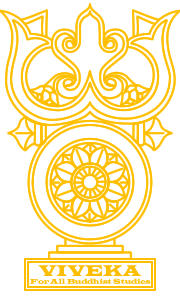 画像：VIVEKA logo 三法印